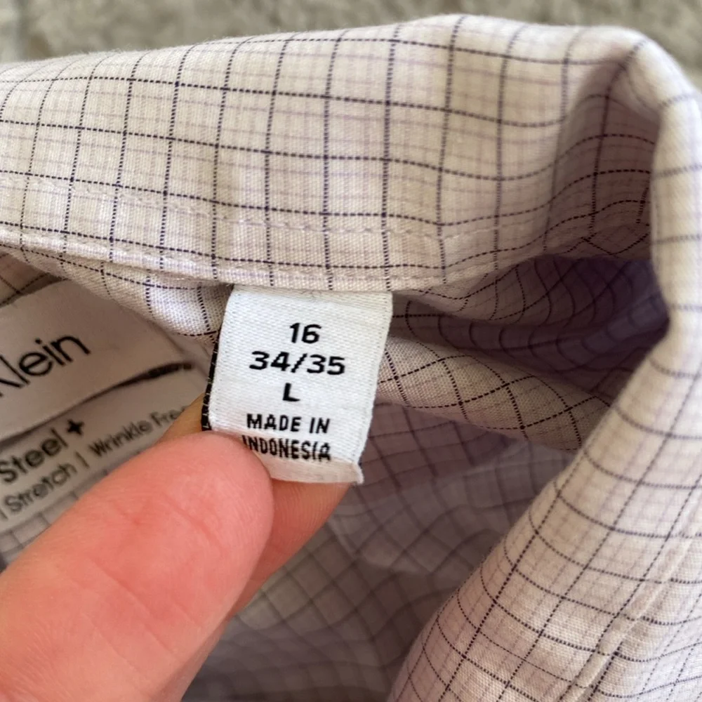 J. Crew Calvin Klein Shirt Sweater Bundle Crewneck Sweater and Button Down Shirt